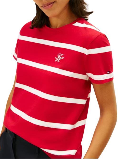 T-shirt regular fit a righe Tommy Hilfiger | WW0WW478090E2